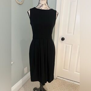 J.Crew Black Sheath Dress | Wool Blend | Size 0 | Excellent Condition